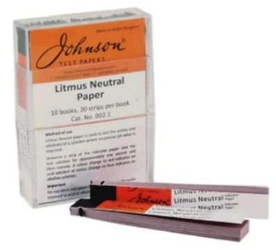 [CAHE1007862] Litmus Paper Neutral, 10 books/200