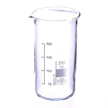 [CAHE1572086] Simax 250ml Glass Beaker, Tall Form - Single