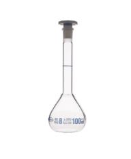 [CALBFL2605] Volumetric Flask with stopper,  100ml