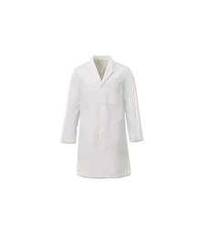 [CALB0009] Lab Coat, Long Sleeved, Button Closure, White - Large