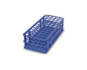 [CAHE1009774] Delrin (thermoplastic) Fold & Snap Test Tube Rack, 21mm dia - holds 40. 