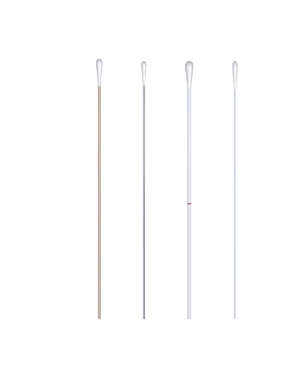 [CAMW108] DRYSWAB™ Standard Cotton Tip with wood shaft in Peel Pouch- 1250/pack