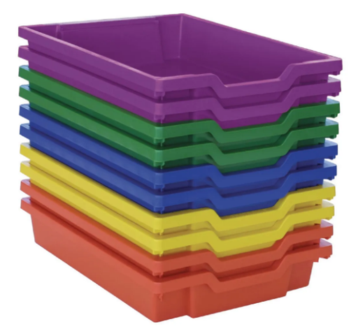 [CAHE1191974] Gratnells Set of Shallow Trays (F1)- 2/pack. 312 x H75 x D427mm  