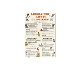 [CA572065] Laboratory Safety Guidelines Chart