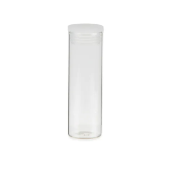 [CAHE1794396] Glass Sample Tube with plastic stopper: 75mm x 25mm-10/pack