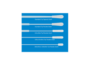 [CAMW840] HydraFlock™ Micro Ultrafine Tip Swab flexible plastic shaft in labelled tube - 100/pack
