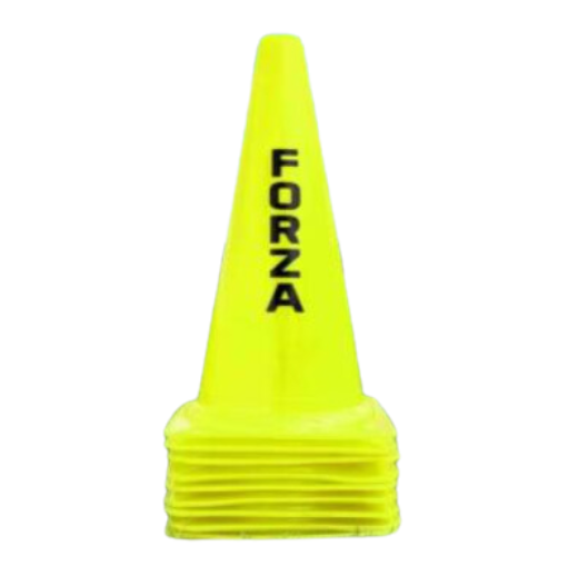 [13677] 12" Forza Agility Training Cones Yellow 6pk