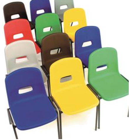 [CAFUR-EF18926] Reinspire GH206 Student Chair - Black Seat/Black Frame