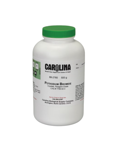 [CA882760] Potassium Bromide, Crystal, RG, 500g 