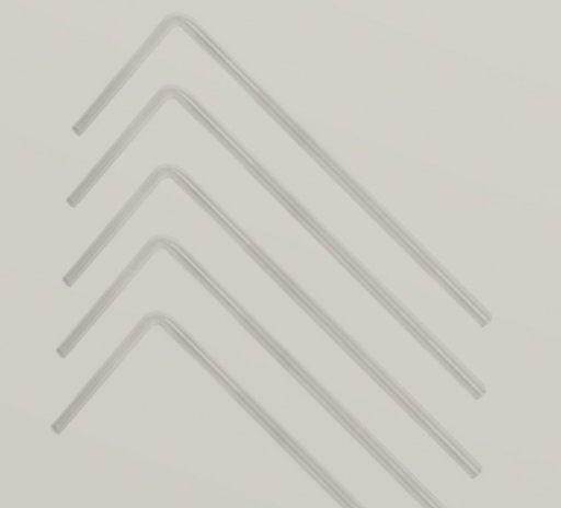 [CALB0025] Gas Delivery Tubes: 0.4cm, Glass, 90° Bend-4/Pack