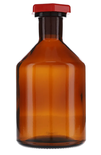 [CAHP00053172] 250ml Polystop Reagent Bottle-Amber Glass 