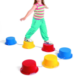 [CAHE118085] Stepping Stones, flat top, plastic - Pack of 6