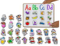 [CAEDLL248] Alphabet Sounds Picture Magnets