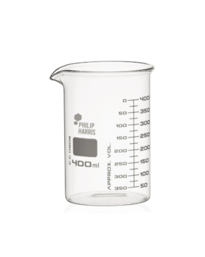 [CAHE1788996] PH 400ml Glass Beaker, Squat-Single