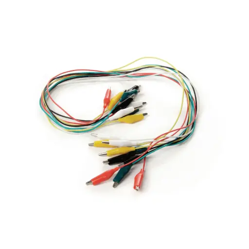[CAHE1007159] Crocodile Leads (Asst Col)-10/Pack