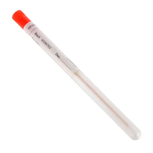 [CAMED-MW1048/F] FORENSIC: Labeled Tube: 150mm Standard, Wood, EO, Blue Cap-800/Pk