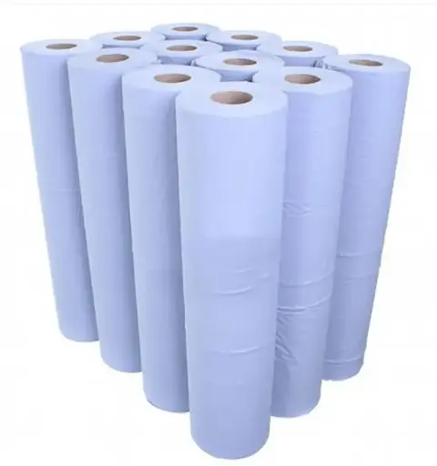 [CAMED-HR2540] Examination Couch Paper: 20" Roll, Blue-12/Case